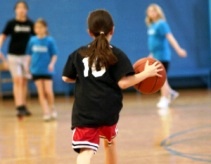 Youth basketball teams gain spacing with set plays.