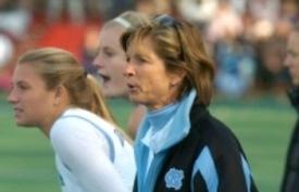 North Carolina field hockey coach Karen Shelton has won five NCAA Division I championships.