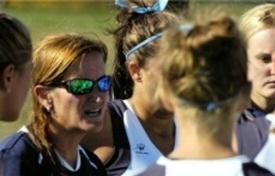 The College of New Jersey field hockey coach Sharon Pfluger.