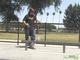 Skateboard Tricks: Backside Slide Rail