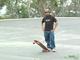 Longboard Skateboard: Tail Drag Stop