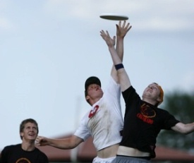 Spacing and timing are key to Ultimate Frisbee's stack offense