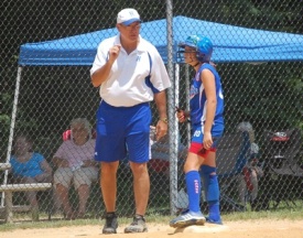 Youth softball coach Jerry Laird's team won the 2008 Babe Ruth World Series. 