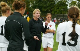Princeton women's soccer coach Julie Shackford
