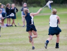 Playing defense in girls' lax has its challenges