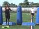 Football Wide Receiver: Catch, Footwork Drill